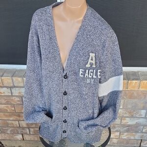 AMERICAN EAGLE NY Varsity Outfitters Women's Cardigan Vingtage Size L.